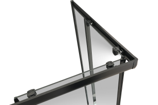 Душевой уголок Royal Bath HPD 110x80см чёрный RB8110HPD-T-BL